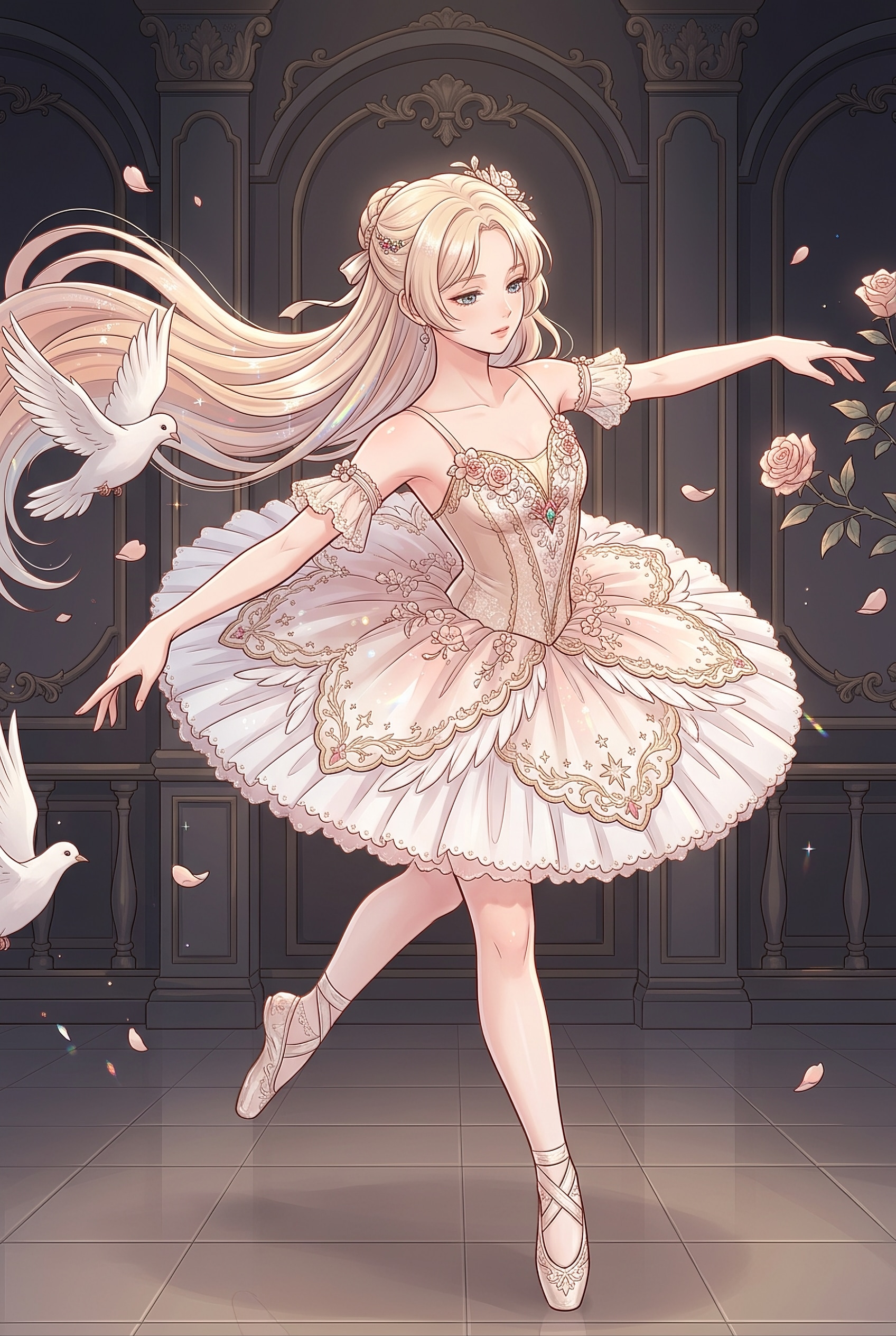 薔薇舞翼影 | の人気AIイラスト・グラビア