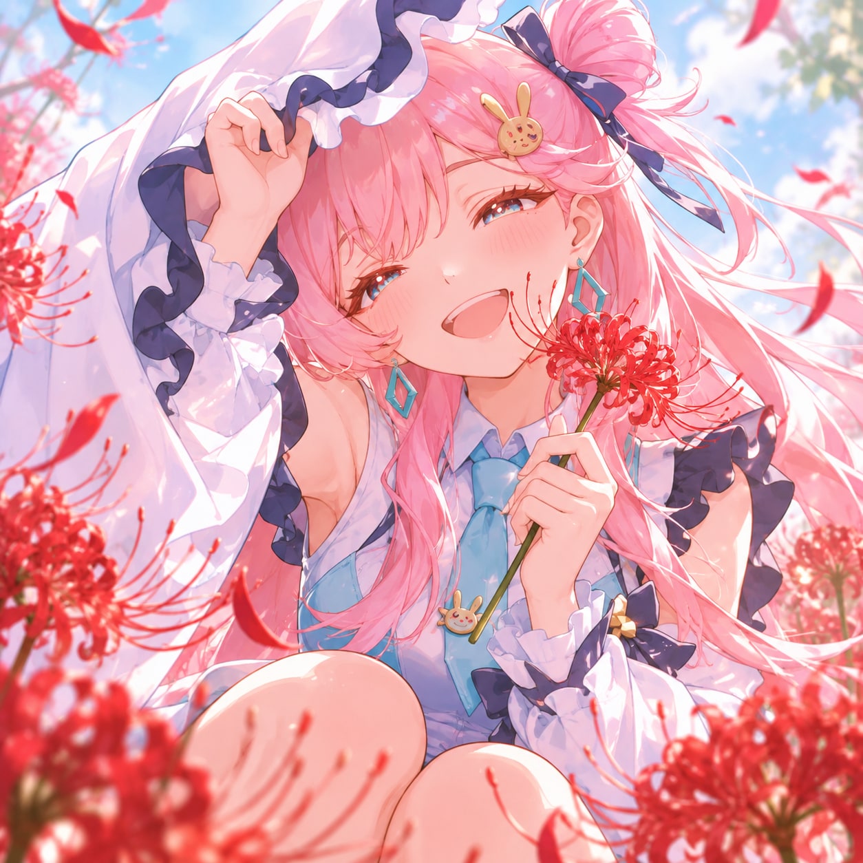 こんにちは曼珠沙華（２）３時のアイドル　GPTimages2.5 | の人気AIイラスト・グラビア