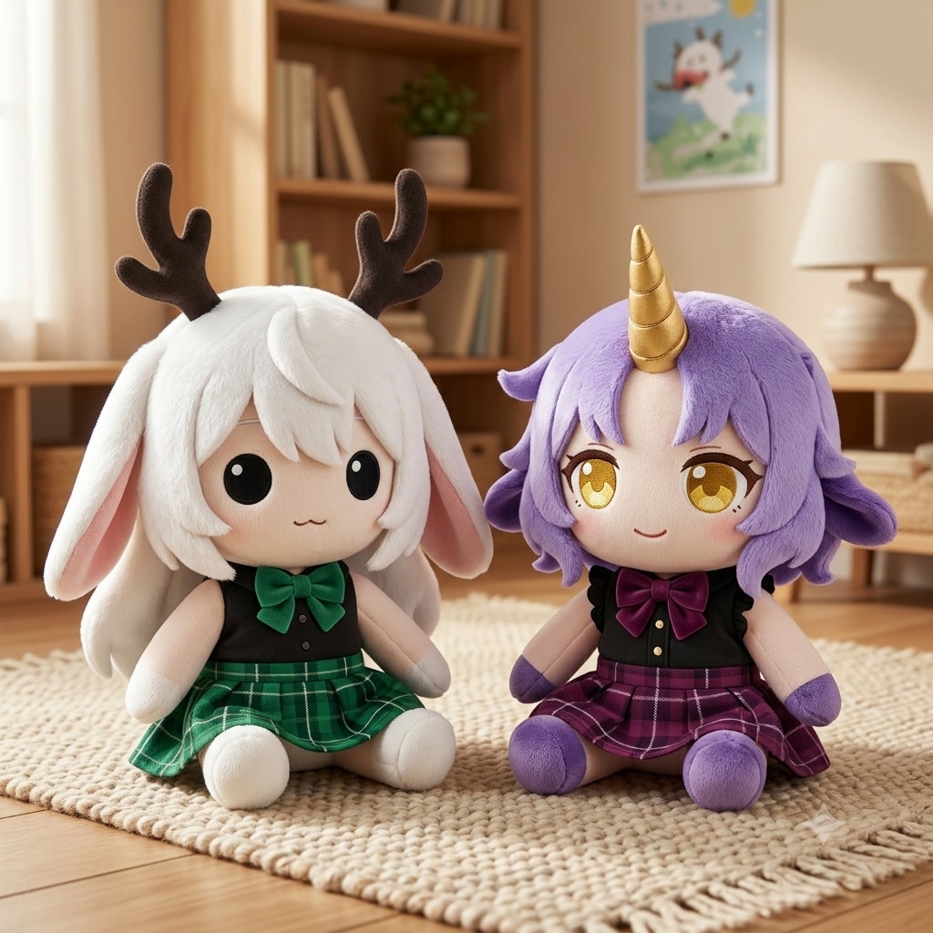 ツノウサギコンビぷいぐるみ