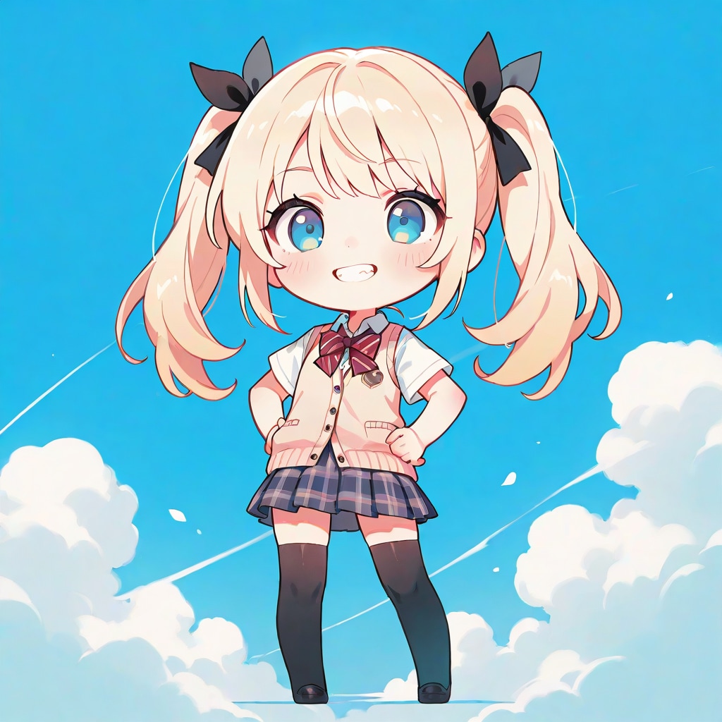 制服ちび美桜ちゃん