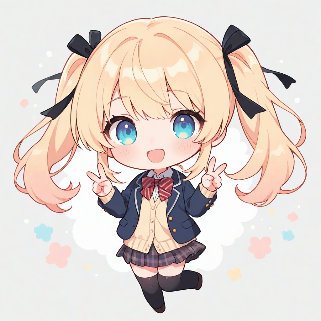 制服ちび美桜ちゃん