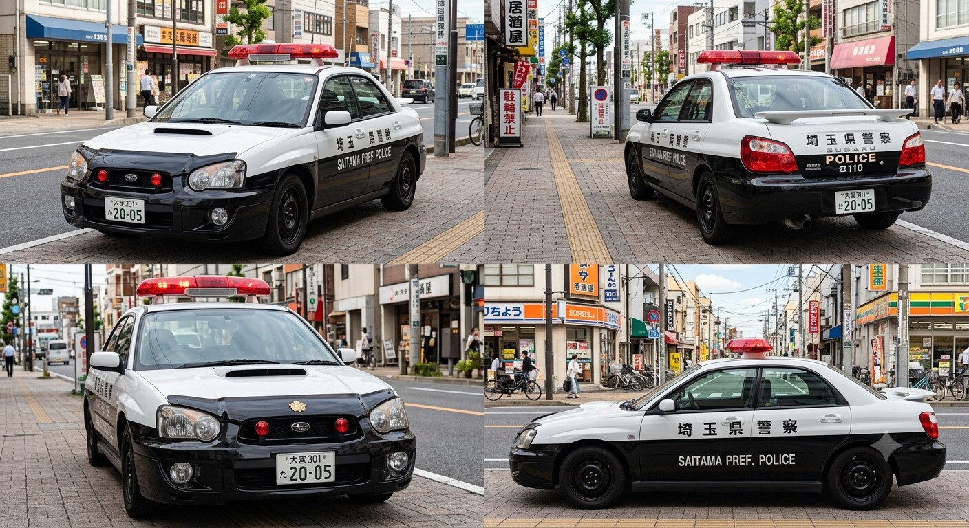 スバルインプレッサパトロールカー