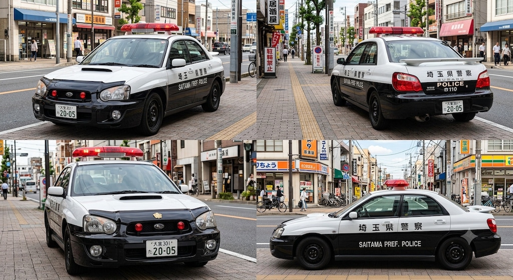 スバルインプレッサパトロールカー