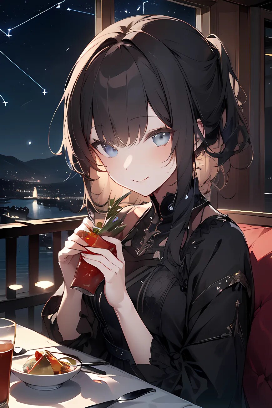 星座の下のディナー