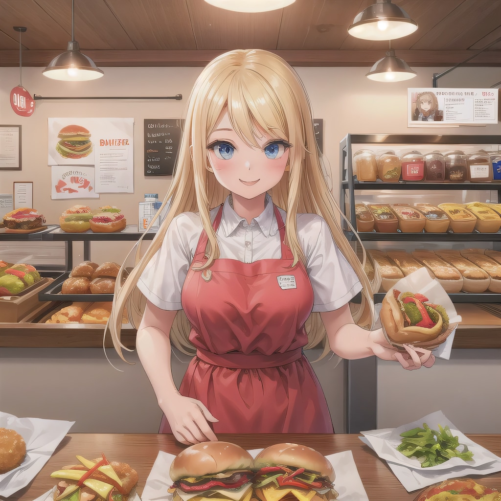 金髪ロングでクルーの少女１２