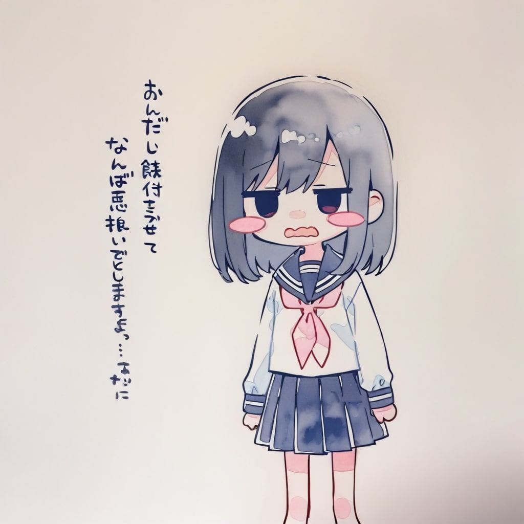 ジト目女学生