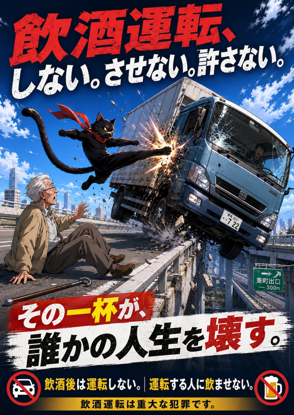 交通安全啓発ポスター