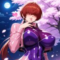 春の投げキッスボディコン？コスプレメカクレ人妻 10枚目