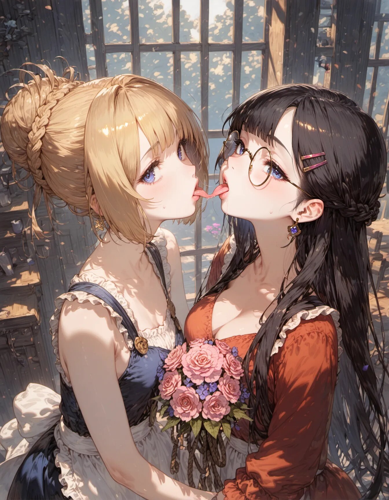 A Secret Between Two Petals | の人気AIイラスト・グラビア