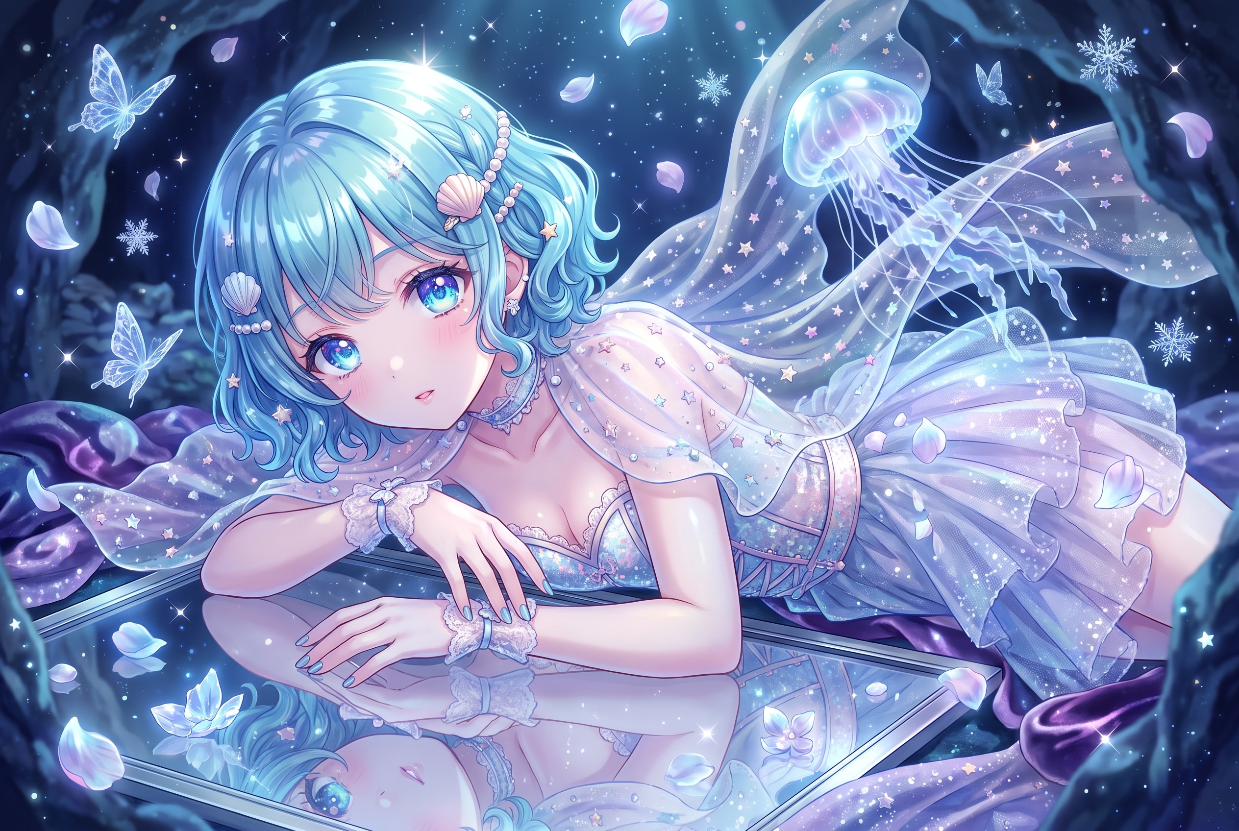 海月の夜想詩 | の人気AIイラスト・グラビア