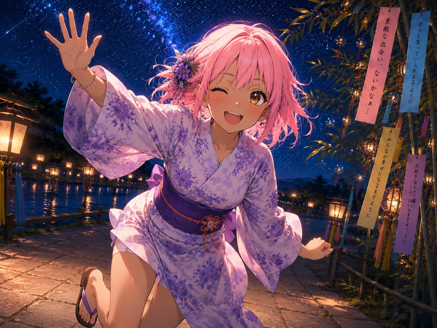 待った～？