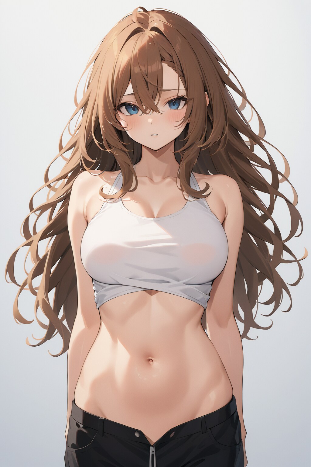 ボサボサの髪