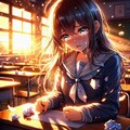 教室で泣く女の子(その２) 2枚目