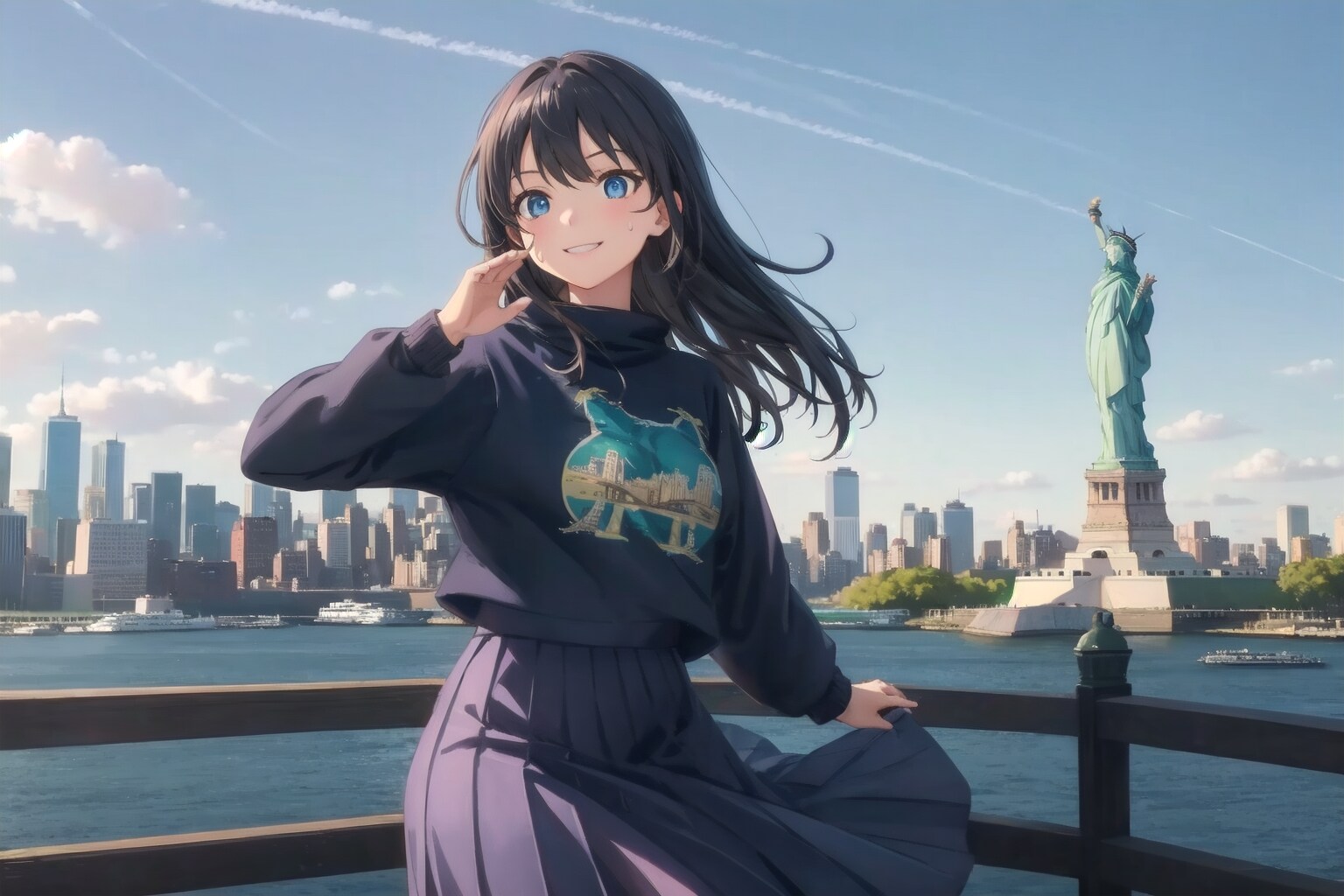 なんか違う自由の女神像