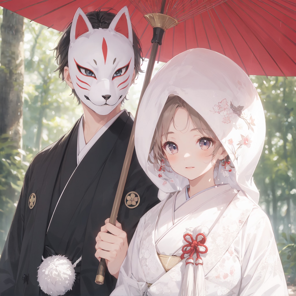 狐の嫁入り