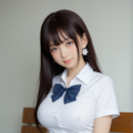 制服美顔胸脚 6枚目