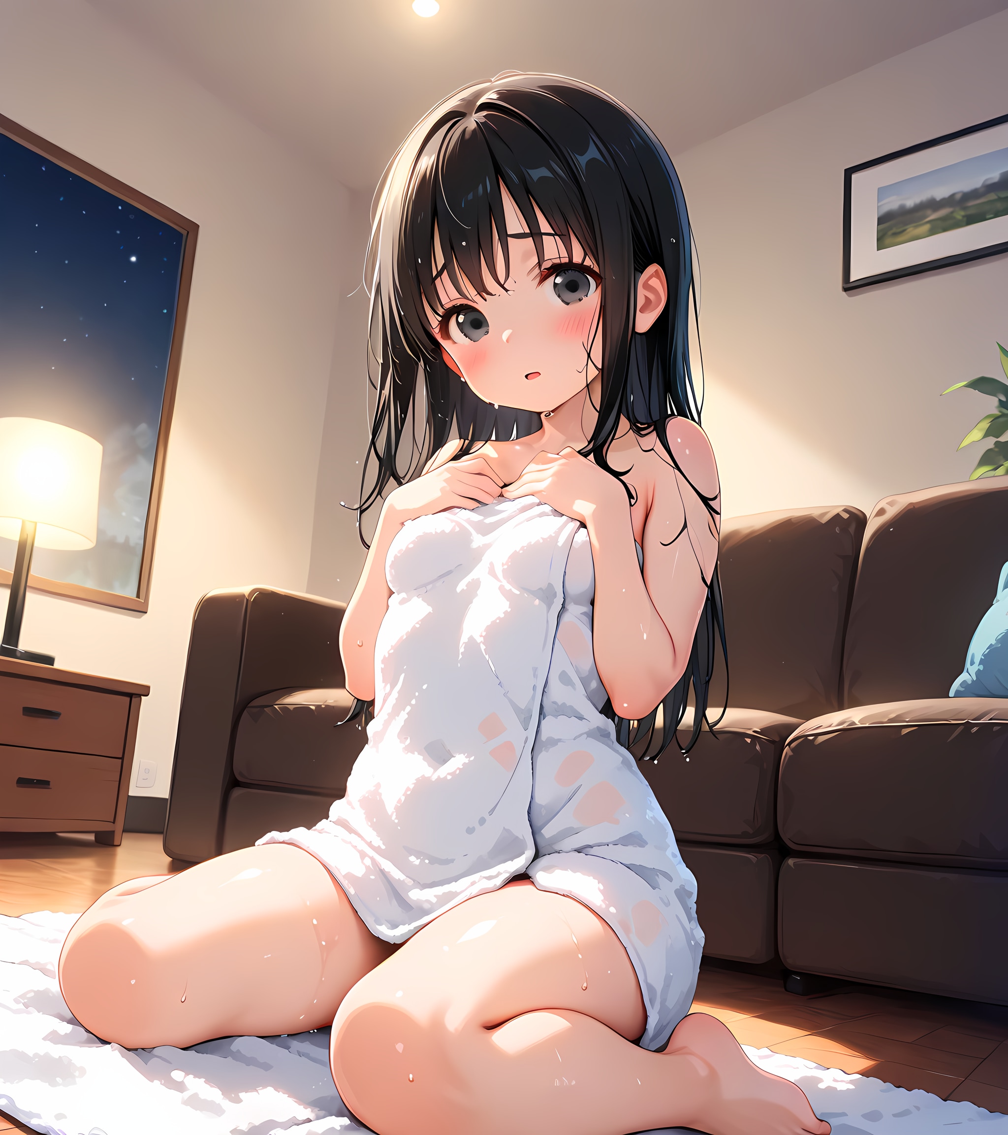 タオル一枚の距離