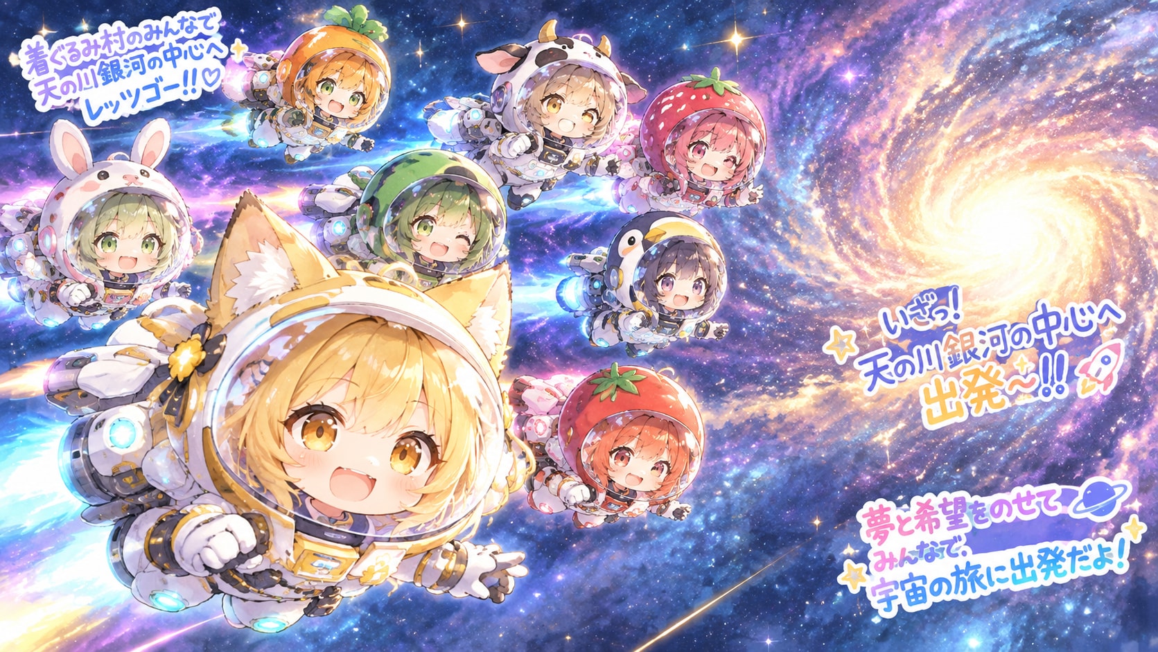 【銀色週間】は銀河の中心まで旅行に行ってきます！（55/100） | の人気AIイラスト・グラビア