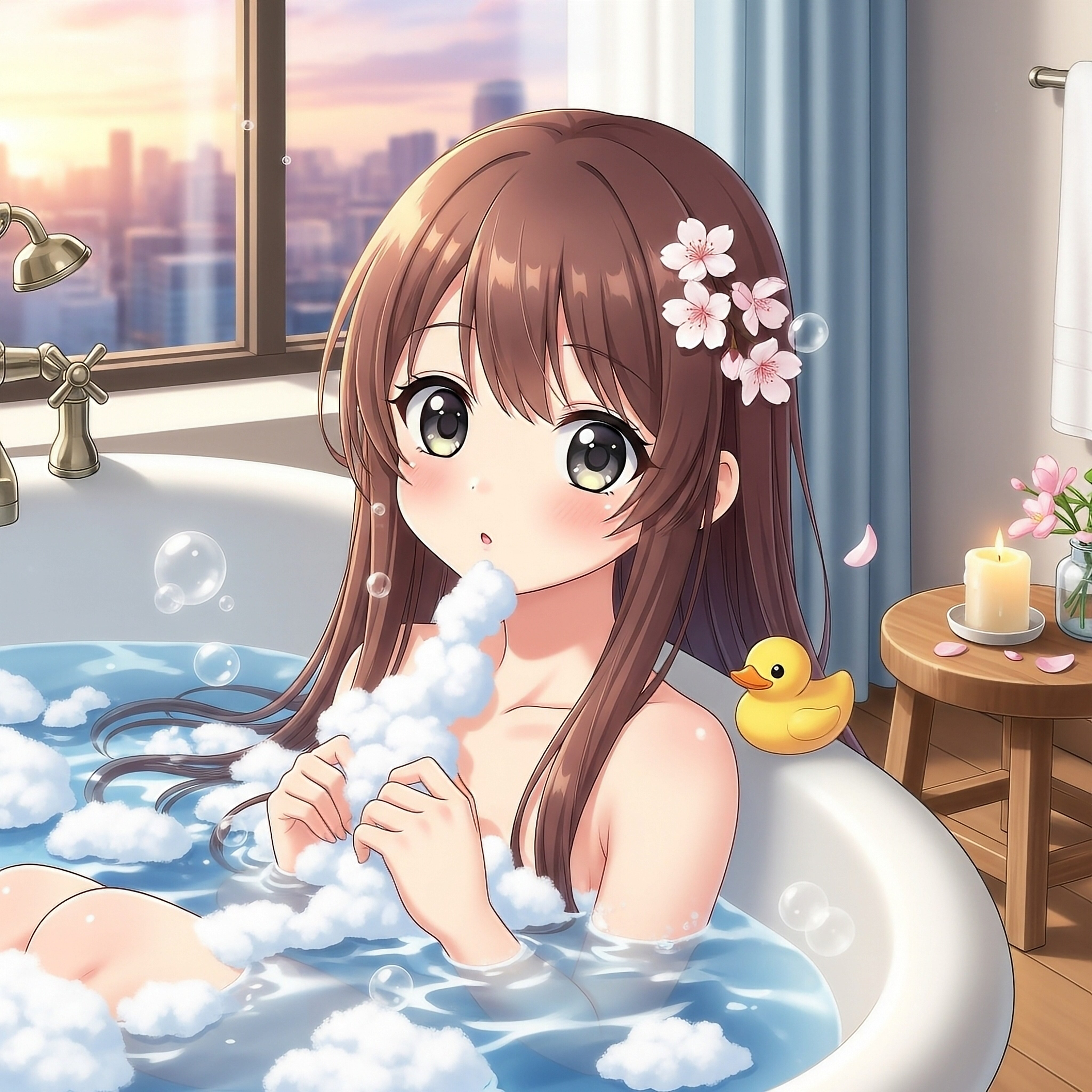 この娘と一緒にお風呂入りたい人、イイネして