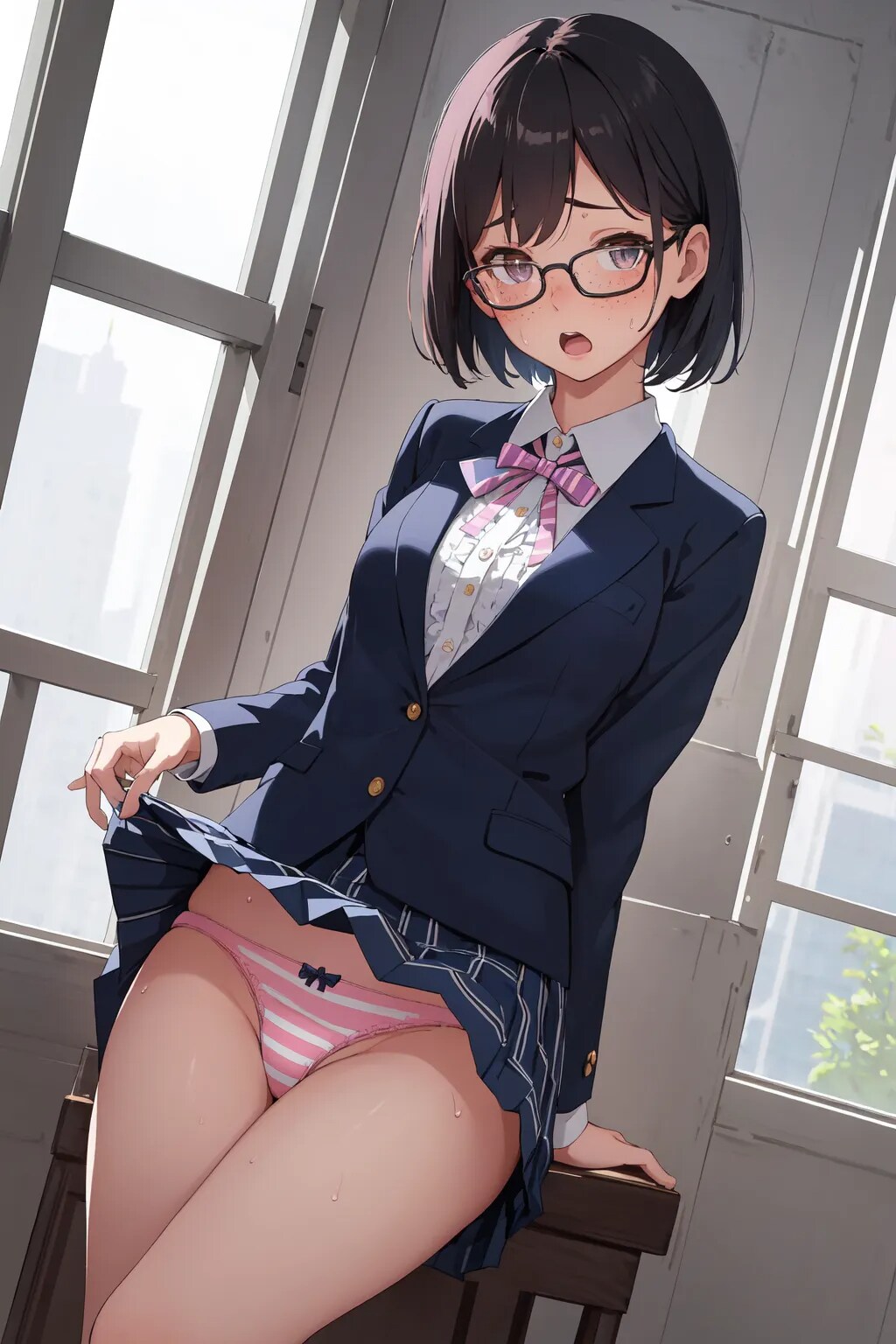 言いなりスカートめくり