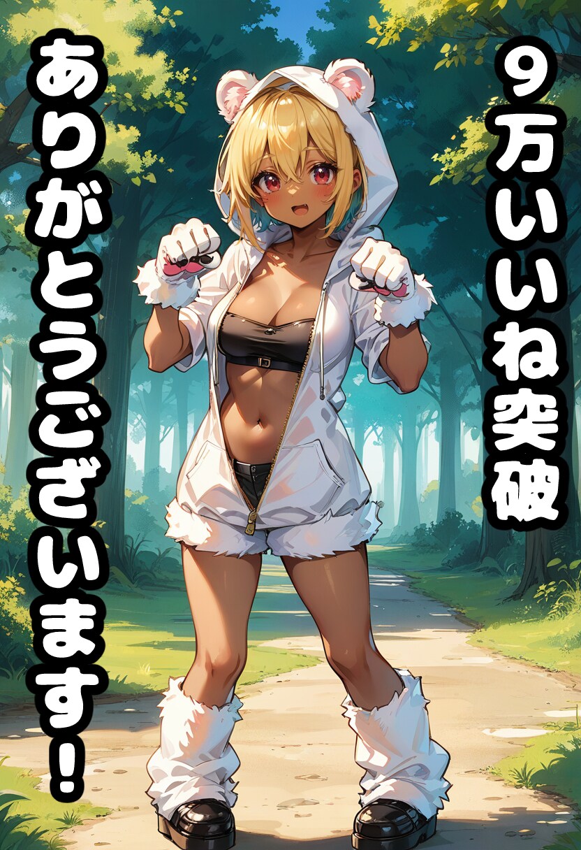 9万いいね突破ありがとうございます！ | の人気AIイラスト・グラビア