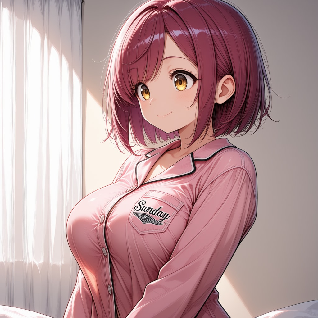おはようございます（挨拶メイドの芽衣ちゃん）