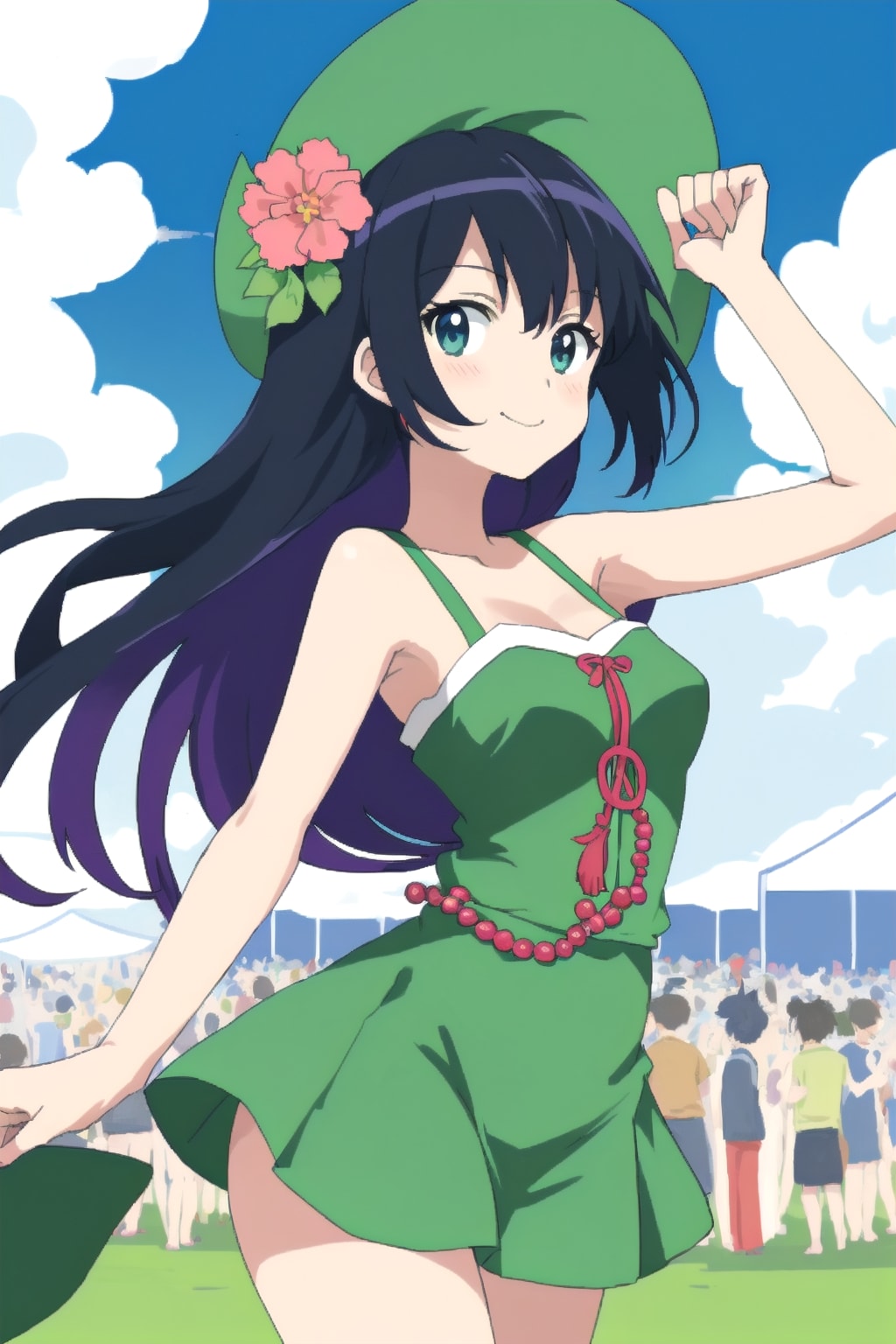 笑顔、風に揺れて | の人気AIイラスト・グラビア