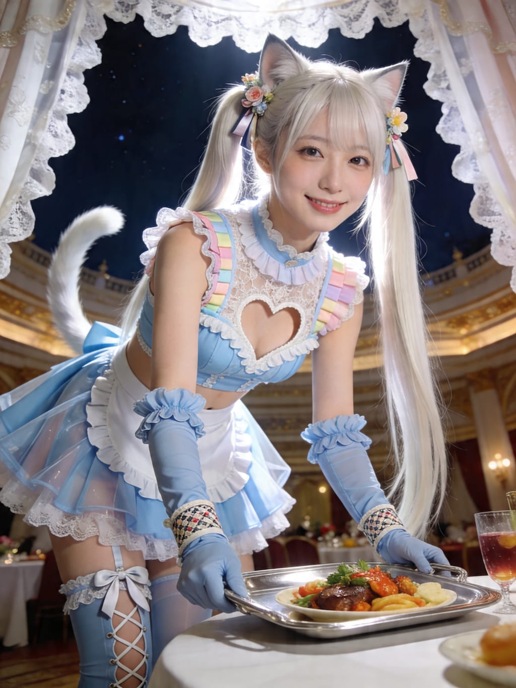 白ツイにゃん