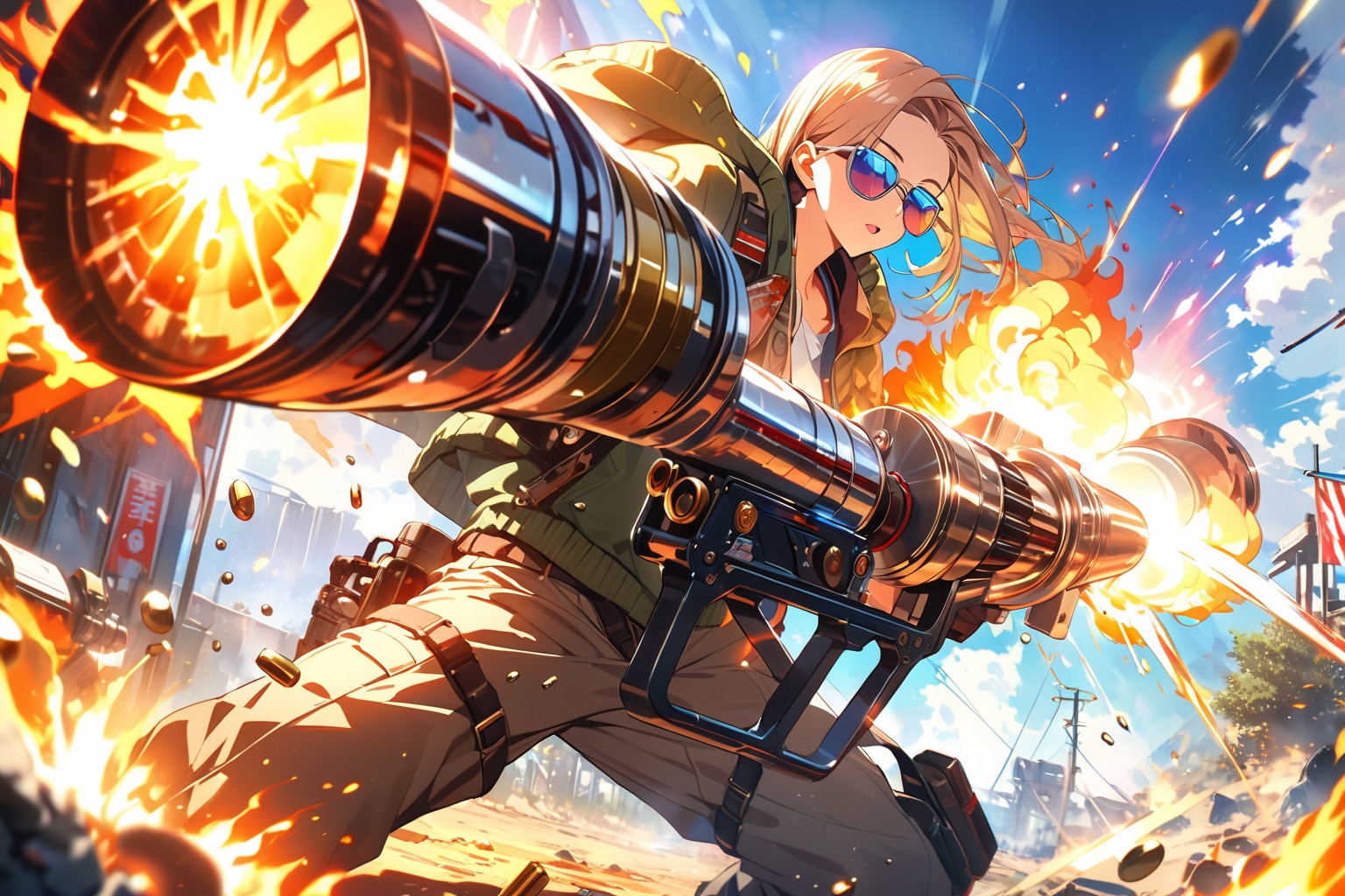 よろしい、ならばガトリングだ！（VEGA） | の人気AIイラスト・グラビア