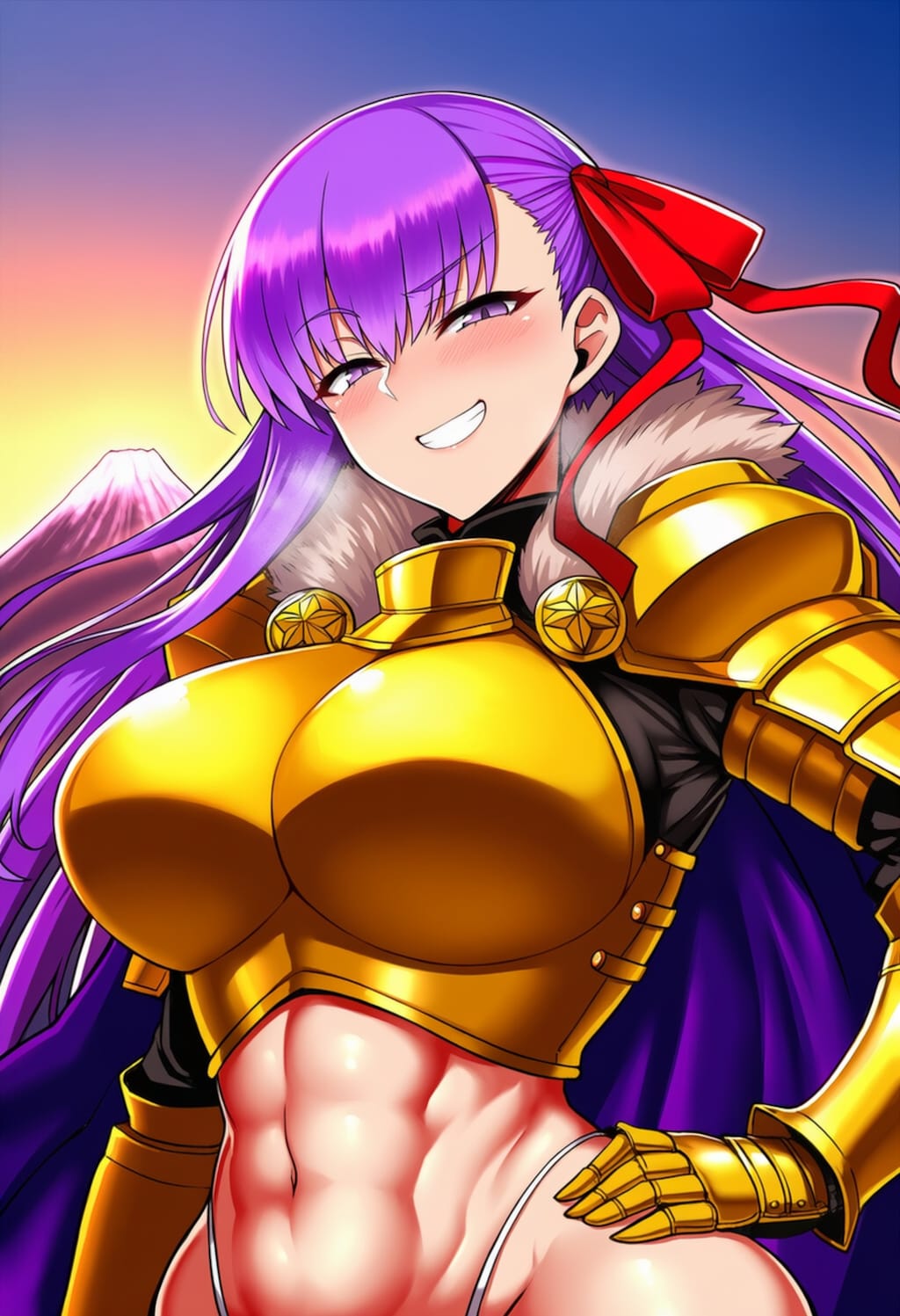 バストアップ構図コスプレウザ顔人妻