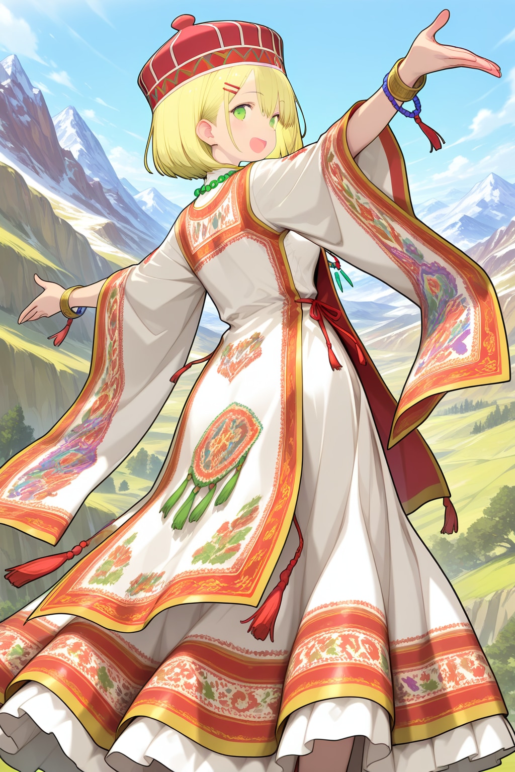 チョバを着たボブカット千鶴ちゃん | の人気AIイラスト・グラビア