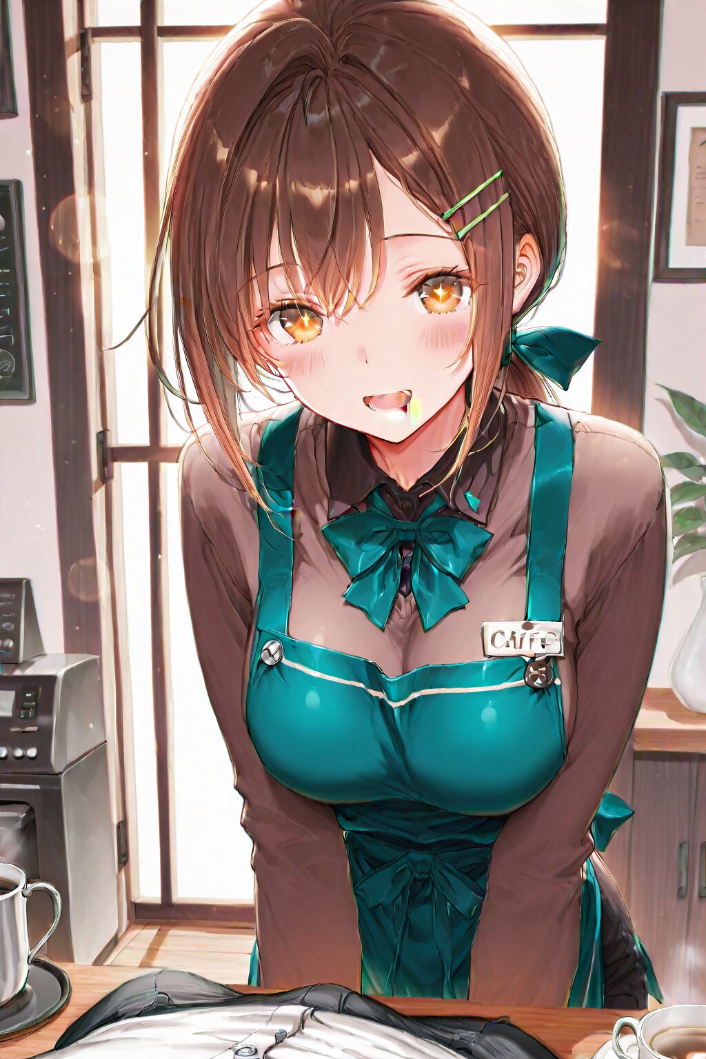 飲み物の中に変な薬を入れられていた店員さん