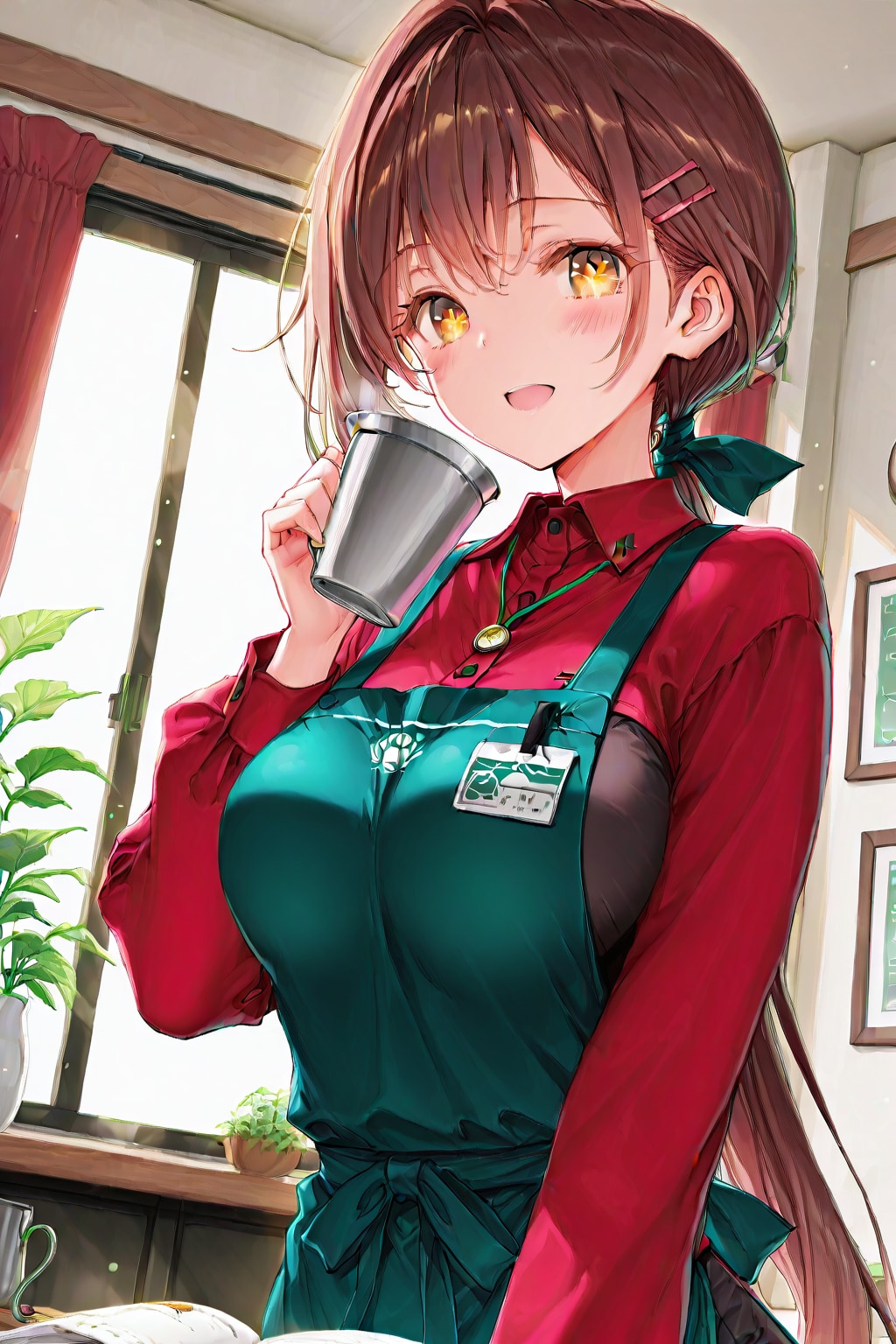 飲み物の中に変な薬を入れられていた店員さん