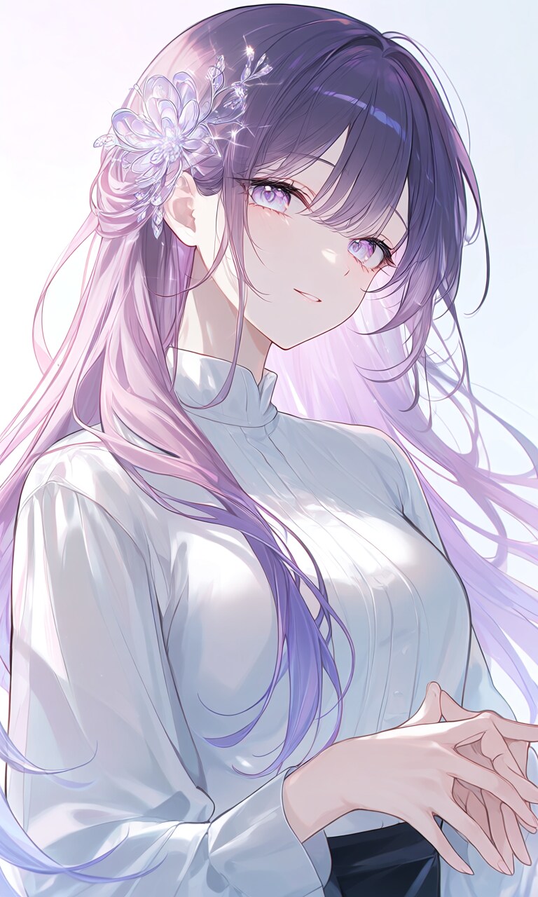 淡紫２ | の人気AIイラスト・グラビア