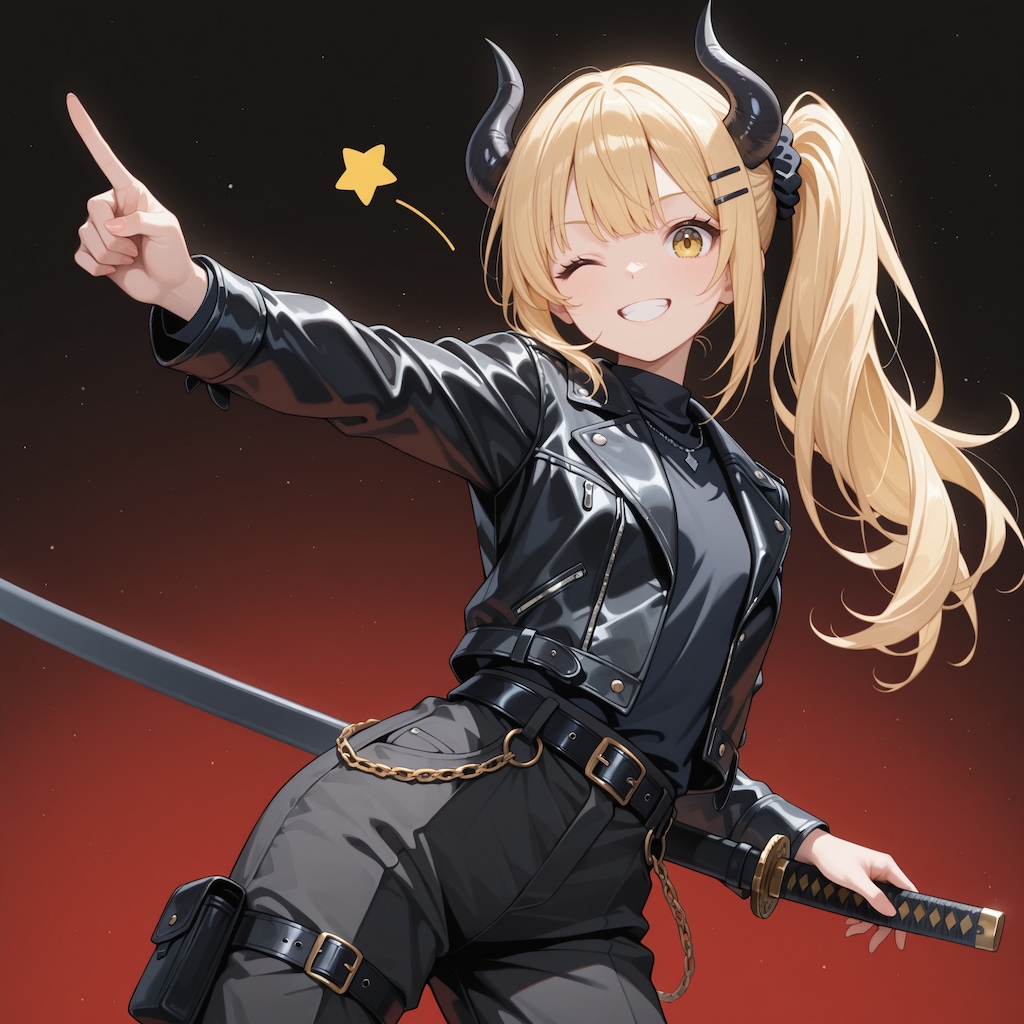 革ジャン女鬼高生さん