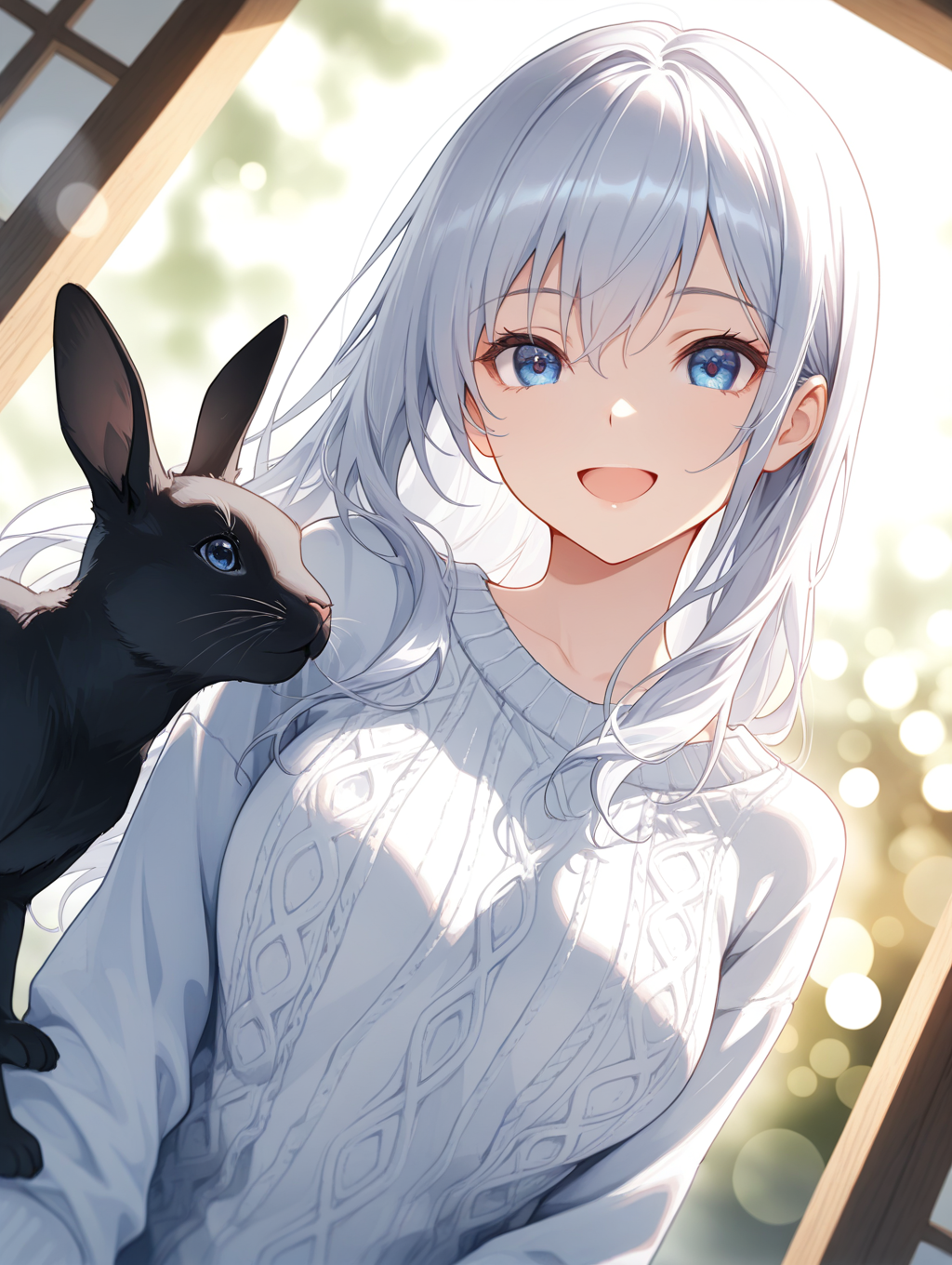 うさぎと同級生