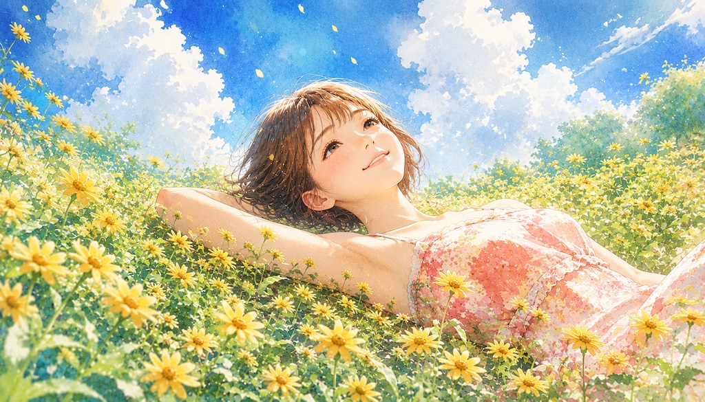 誕生花　0811 サンビタリア
