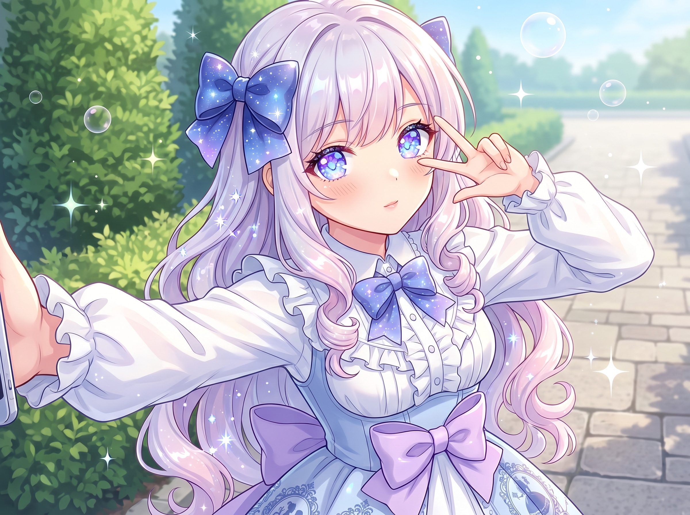 蒼星綺羅の微笑