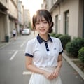 テニスウェアの美少女 6枚目