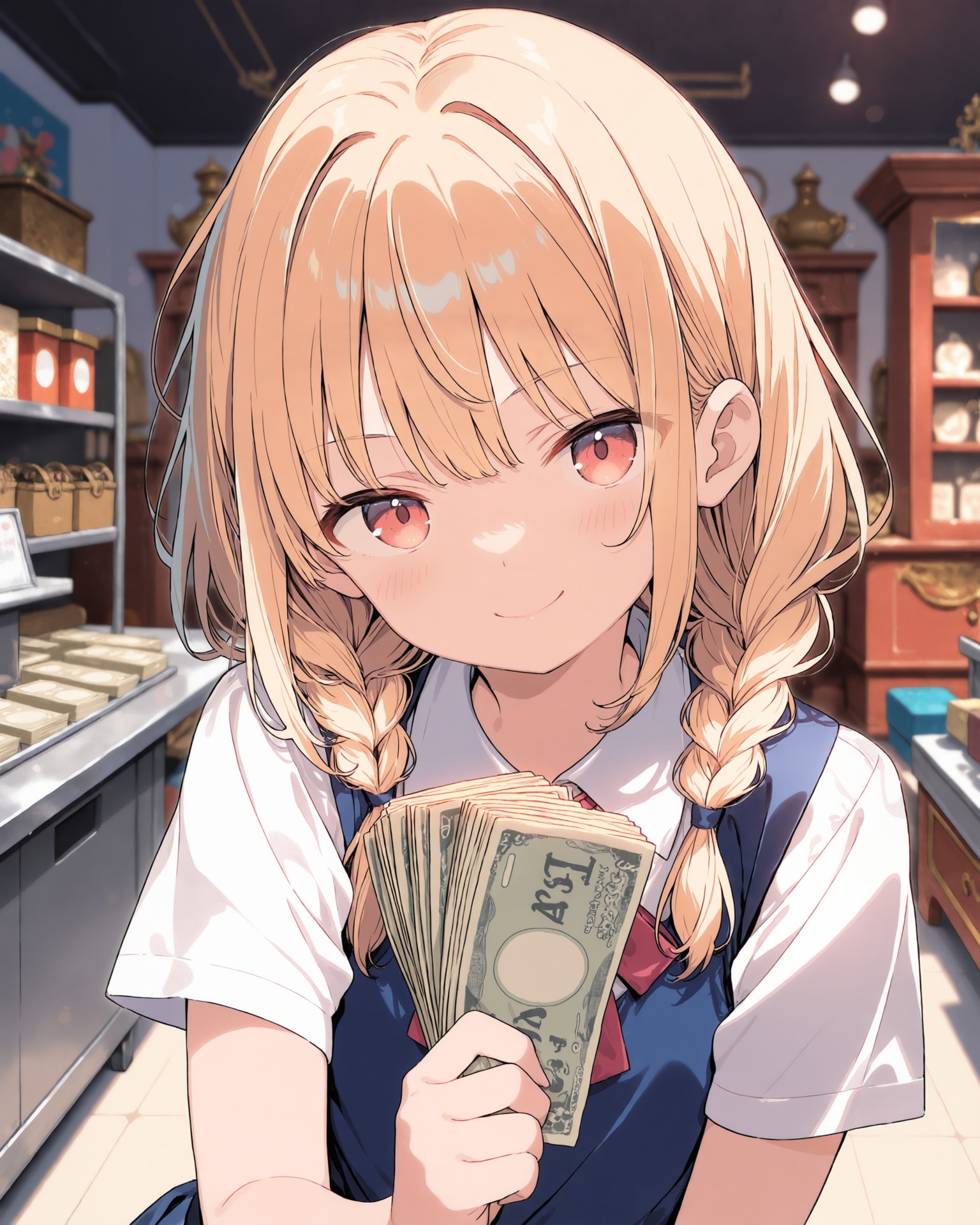 今日は質屋の日～借金を返すために頑張る陽彩ちゃん～