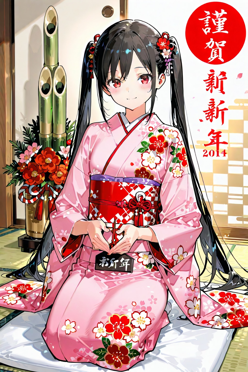 あけましておめでとう！今年もいい年になるといいわね_20260101 | の人気AIイラスト・グラビア