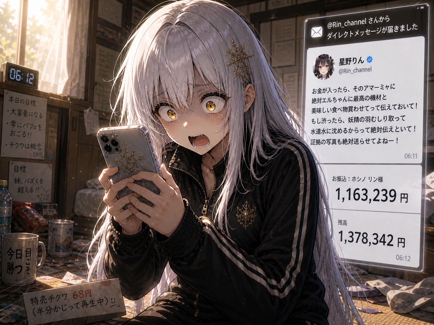 【TSポンコツ女神】第42話　「富と、妖精と、沈む羽」