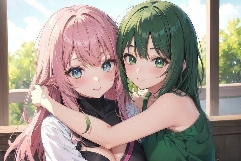 エキドナちゃん＆芽生ちゃん