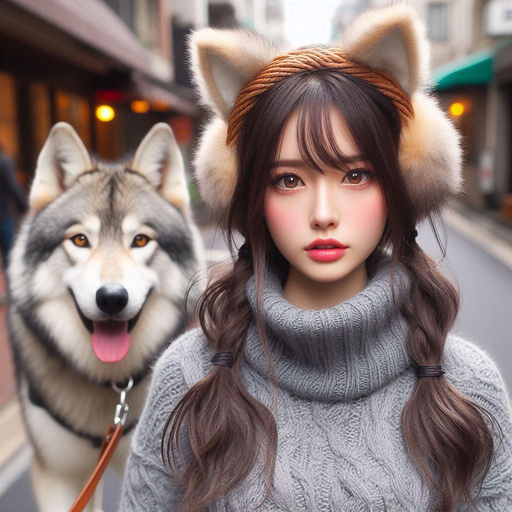 お散歩🐺