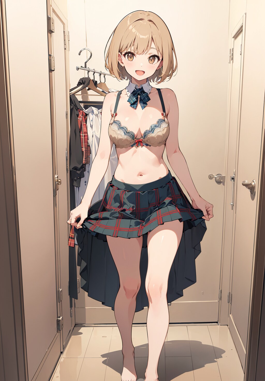 お着換え出来るかな。