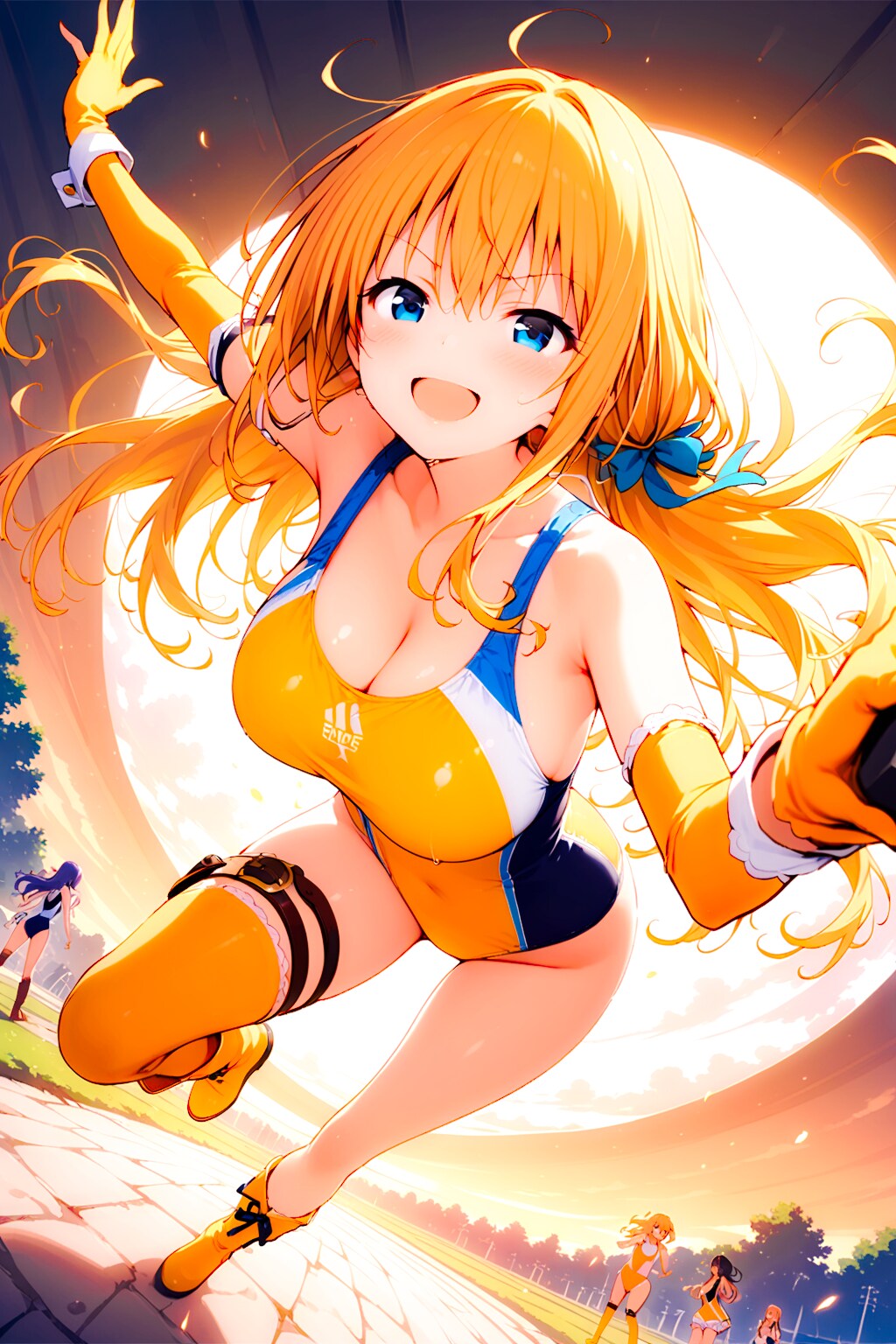 正義のオレンジ髪競泳水着ギャルヒロインちゃん！Part2