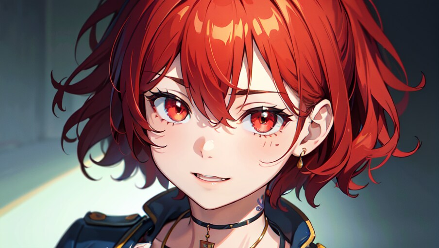正面顔