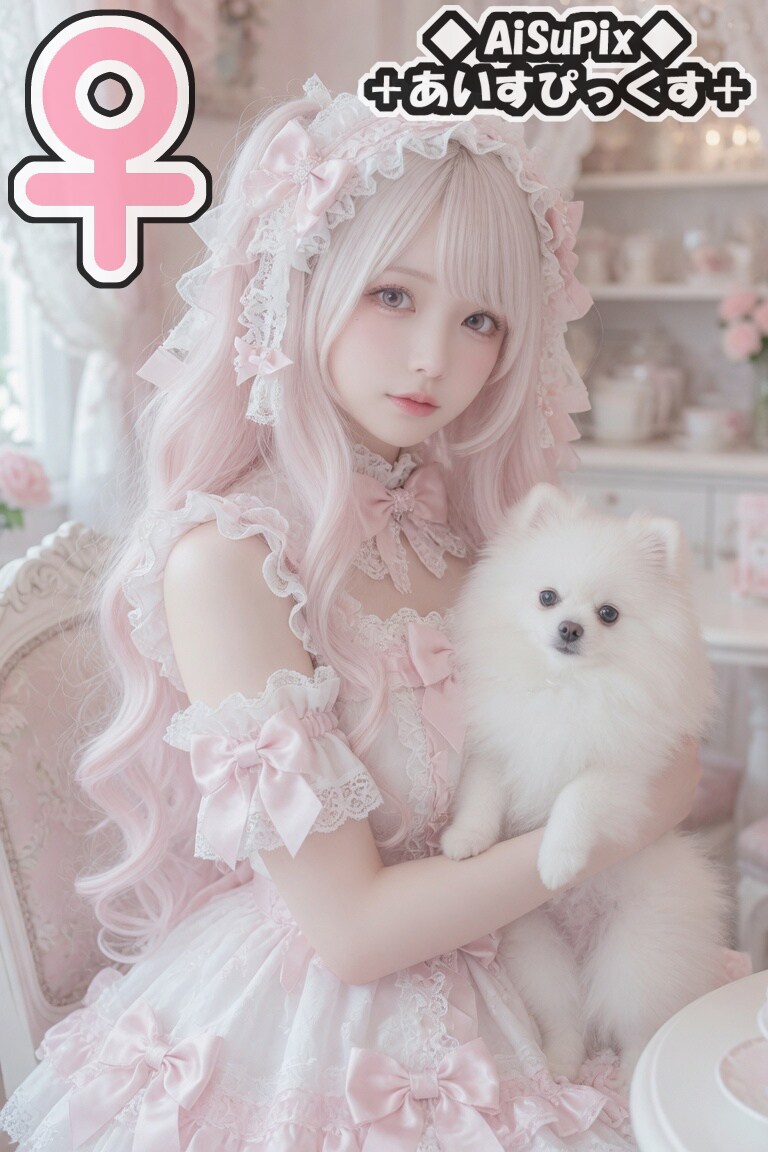 💙AiSuPix／ポメラニアンとロリィタちゃん💙