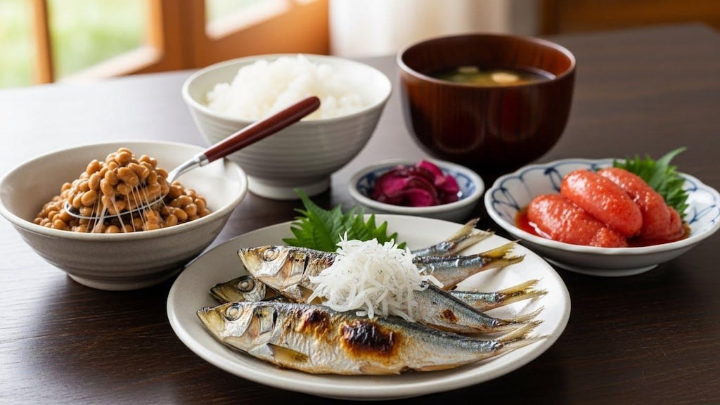 １月１０日はひものの日、糸引き納豆の日、明太子の日