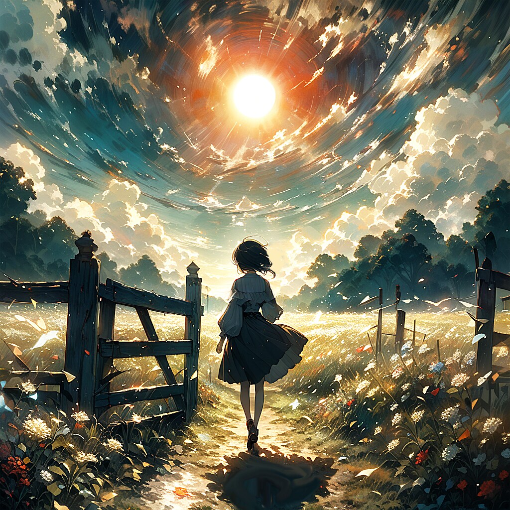 太陽と少女48 | の人気AIイラスト・グラビア